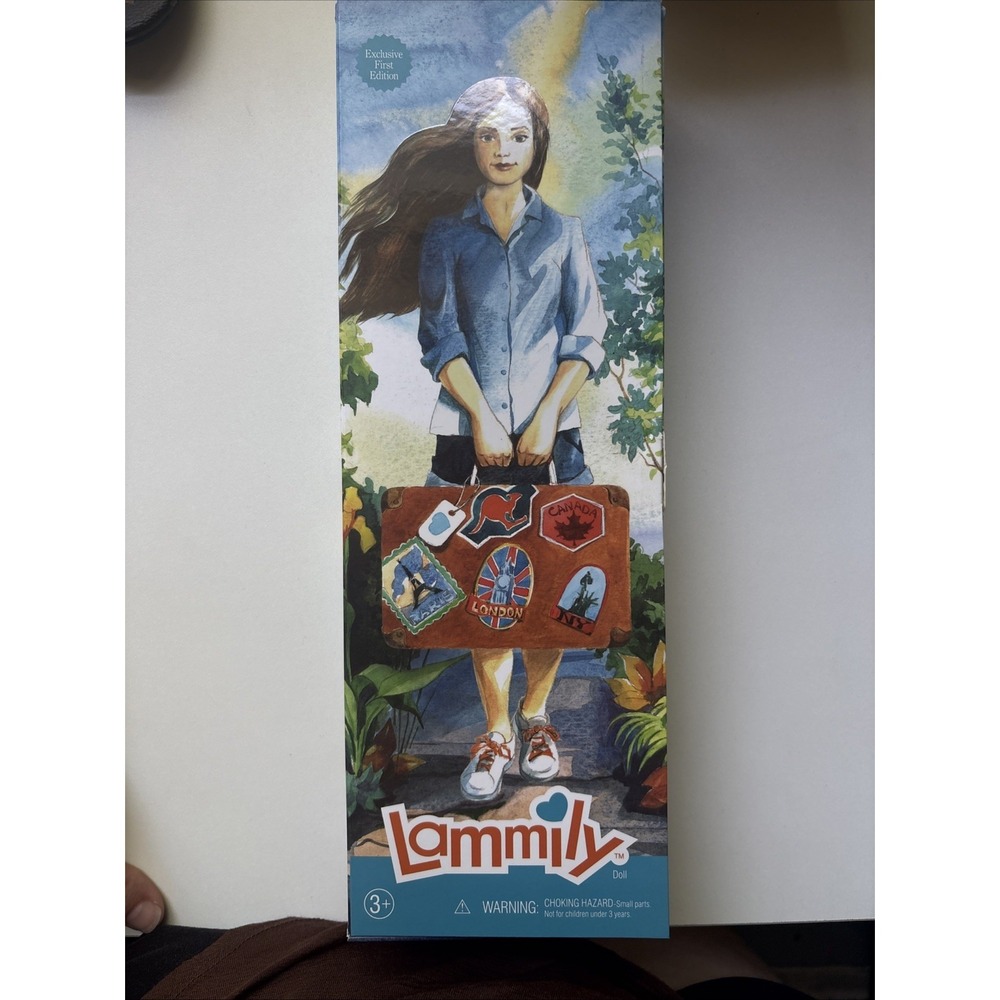 Lammily Traveler Doll 11" 1st Ed Clothes Shoes 2014 Realistic Body Articulated - Picture 1 of 4